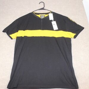 SOBK‎ Straight Outta Brooklyn Mens XL Supreme Cotton Quarter Zip T-Shirt Black